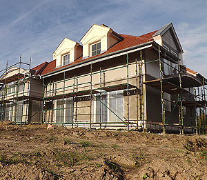 Profesjonalne wykończenie budynku.